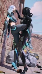 3d 3d_animation against_wall animated blender blender_(software) bobasooba bulge chaos_director_(fortnite) defeat defeated_heroine female female_focus femsub forced fortnite human lesbian_rape lesbian_sex lightrider_(fortnite) looping_animation rape raped_by_enemy short_video shorter_than_one_minute sound tagme torn_clothes video yuri