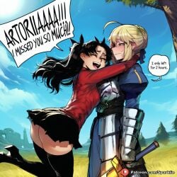 1futa 1girl 1girls ai_assisted ai_generated anime anime_style artoria_pendragon artoria_pendragon_(fate) artoria_pendragon_(lancer) artoria_pendragon_(saber) balls big_ass big_breasts blonde_hair boobs breasts caption clitoris cock comic comic_page curvaceous curvaceous_body curvaceous_female curvaceous_figure dialogue dickgirl fate/apocrypha fate/grand_order fate/stay_night fate/zero fate_(series) female female_focus fit_female futa futa_on_female futa_only futa_sans_pussy futa_with_female futanari futanari_only girl girly hentai high_resolution highres horny hourglass_figure huge_ass huge_balls huge_boobs huge_breasts huge_butt huge_cock huge_penis huge_testicles huge_thighs manga manga_page medium_ass medium_breasts medium_penis muscular patreon penis pussy saber self_upload sexy shiny sparklie speech_bubble stable_diffusion story text text_bubble tohsaka_rin twintails uncensored vagina voluptuous voluptuous_female waifu waifu_diffusion worship