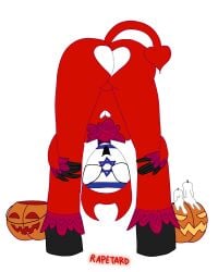 1boy 1boys 1femboy 1male ass bad_anatomy butt clothing countryhumans demon demon_boy demon_costume demon_horns demon_tail femboy flat flat_chest flat_chested halloween halloween_bucket halloween_costume halloween_pumpkin halloween_theme hips imp_horns imp_tail israel_(countryhumans) jewish jewish_male lace laced_clothing male no_visible_genitalia no_visible_nipples questionable rapetard red_costume s0d0my_s1n solo solo_femboy solo_male star_of_david thighs thin thin_male white_eyes