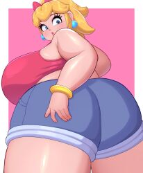 princess peach from mario (series) by braffy
