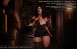1girls 2boy 3d after_sex alternative_ending black_hair cd_projekt_red cheating choker creampie cuckold cum cum_in_pussy dinoboy555 english_text female geralt_of_rivia light-skinned_female light-skinned_male light_skin lingerie male necklace older_male penis phillip_strenger pubic_hair pussy stockings text the_witcher_(series) the_witcher_3:_wild_hunt yennefer