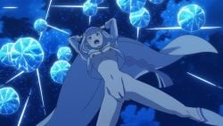 1girls breasts edit elf emilia_(re:zero) insomnamarth night nude_filter open_legs open_mouth pussy re:zero_kara_hajimeru_isekai_seikatsu screencap silver_hair spread_legs uncensored