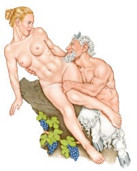 faun female greece greek_mythology mark_blanton mythology nymph pan satyr