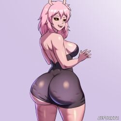 ashido mina from my hero academia by jefsukyu