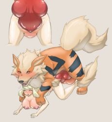 abdominal_bulge all_fours animal_genitalia animal_penis arcanine balls big_balls big_breasts blonde_hair blush breasts canine_genitalia canine_penis close-up duo eyes_closed female female_human female_on_feral feral fur fur_markings generation_1_pokemon genitals glistening glistening_breasts glistening_genitalia glistening_penis hair hi_res human knot knotted_penis larger_male looking_pleasured male male/female male_feral mammal mane markings multiple_angles nintendo open_mouth orange_body orange_fur penetration penis pinned pokemon pokemon_(species) simple_background size_difference smaller_female smaller_penetrated stretched_vagina tan_body tan_fur vaginal velvet_glyph vulva