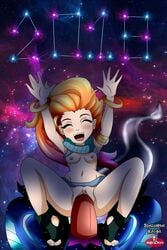 1boy 1girls 2018 animal_genitalia animal_penis aurelion_sol cowgirl_position dracophilia dragon female interspecies league_of_legends male mbhen114 new_year penis riot_games spellcaster_knight zoe_(league_of_legends) zoophilia