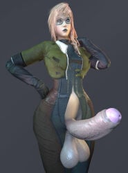 1futa 3d alyx_vance_(beta) alyx_vance_(cosplay) balls big_balls big_breasts big_penis blue_eyes breasts canastus cleavage curvy eclair_farron eerection final_fantasy final_fantasy_xiii futa_only futanari hips huge_cock human intersex large_penis looking_at_viewer pale-skinned_futa pale_skin penis pink_hair pinup solo source_filmmaker