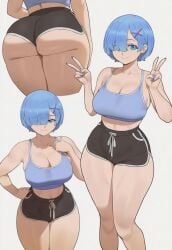 rem (re:zero) from re:zero kara hajimeru isekai seikatsu by maxelartdesign