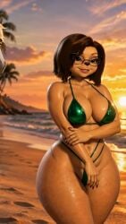 ai_generated anthro_horse barboskiny big_breasts bimbo bimbo_milf bremen cheating_mother cheating_wife curvy curvy_females eyewear fat fat_female fat_folds glasses green_bikini hawaiian_tropic kissing mature_female melnitsa milf mother_(the_pooches) netorare ntr plump slut slutty slutty_body slutty_female sunset tagme the_pooches thick_thighs video voluptuous voluptuous_female voluptuous_milf wide_hips wide_thighs