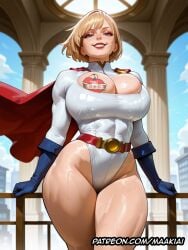 ai ai_assisted ai_generated alternate_breast_size bimbo bimbofication blacked blonde_hair cleavage corrupted corruption dc dc_comics eyeshadow hero heroine huge_breasts large_breasts leotard lipstick maakiai muscular muscular_female power_girl queen_of_spades smile superhero superheroine superman_(series) thick_thighs thighs toned