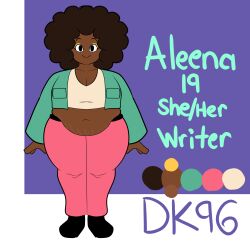 aleena_(daisykitty96) belly big_breasts big_thighs chubby chubby_female daisykitty96 dark-skinned_female female reference_sheet