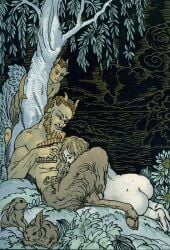 faun female greece greek_mythology mythology nymph pan satyr