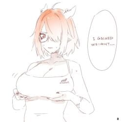 1girls 2d 2d_(artwork) 2d_artwork adult adult_female ahoge big_boobs big_breasts black_fingernails black_nail_polish black_nails boob_grab breast_grab breast_hold breast_lift breasts busty busty_female busty_girl caressing_breasts cleavage collarbone dialogue dialogue_bubble dialogue_speech_bubble digital digital_art digital_drawing digital_drawing_(artwork) digital_media digital_media_(artwork) dokuro_deluxe double_breast_grab drawing english english_dialogue english_text female female_focus female_only fingernails fingers fondling fondling_breasts fondling_own_breast fondling_self ginger ginger_hair glasses glasses_on_face glasses_on_head grabbing_breast grabbing_breasts grabbing_own_breast grabbing_own_breasts grabbing_tits grope groping groping_breast groping_breasts groping_chest groping_own_breast groping_own_breasts groping_self hand_on_breast hand_on_chest hand_on_own_breast hand_on_own_chest hands_on_breasts hands_on_chest hands_on_own_breasts hands_on_own_chest high_resolution highres holding_breast holding_breasts horn horns large_boobs large_breasts lean_figure mature mature_female midriff nail_polish nails narrow_waist oc orange-haired_female orange_hair orange_hair_female original original_art original_artwork original_character red-eyed_female red_eyes self_fondle self_grope semi-rimless_glasses short_hair shoulders simple_background slender_body slender_waist slim_female slim_waist solo speaking standing talking tank_top text text_bubble topwear touching_breast touching_breasts under-rim_glasses upper_body white_background white_horn white_horns white_tank_top white_topwear