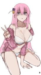 1girls 2d 2d_(artwork) 2d_artwork ahoge alternate_version_at_source alternate_version_available arm_support bare_belly bare_calves bare_chest bare_hands bare_knees bare_legs bare_midriff bare_navel bare_shoulders bare_skin bare_thighs barefoot belly belly_button big_boobs big_breasts bikini bikini_bottom bikini_top blue-eyed_female blue_eyes bocchi_the_rock! breasts busty busty_female busty_girl busty_teen busty_teenager calves cleavage coat collarbone digital digital_art digital_drawing digital_drawing_(artwork) digital_media digital_media_(artwork) dokuro_deluxe drawing exposed_belly exposed_chest exposed_legs exposed_midriff exposed_navel exposed_shoulders exposed_skin exposed_thighs eyebrows_visible_through_hair feet female female_focus female_only fingers full_body gotou_hitori groin guitarist hair_between_eyes hair_ornament hair_ornaments halterneck head_tilt high_resolution high_school_student highres hourglass_figure jacket japanese japanese_female japanese_girl knees large_boobs large_breasts lean_figure legs legs_folded long_hair looking_at_viewer midriff more_at_source narrow_waist navel open_coat open_jacket peace_sign pink-haired_female pink_coat pink_hair pink_jacket school_girl schoolgirl seiza shoulders sign simple_background sitting sitting_on_floor sitting_on_ground sitting_on_knees slender_body slender_waist slim_female slim_waist solo string_bikini swimsuit swimwear teen_girl teenage_female teenage_girl teenage_tits teenager thighs tilted_head v v_sign wariza white_background white_bikini white_bikini_bottom white_bikini_top white_swimsuit white_swimwear wide_hips young_female young_woman