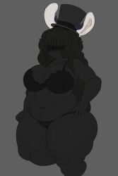 1girls bra breasts commission commission_art female female_only gray_background grey_background oc original_character p0verteils poverteils tagme tagme_(character) thighs