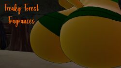 3d 3d_(artwork) sfm source_filmmaker butt ass furry chipmunk mysteriousmysterion511
