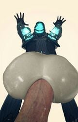 1boy 1boy1girl 1girls amonsrule anal big_penis captura huge_cock nova_(warframe) photoshop tenno warframe warframetenno