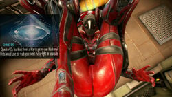 3d alien alien_girl armor ass graxx mirage_(warframe) photoshop pussy red_skin tenno warframe warframetenno warrior