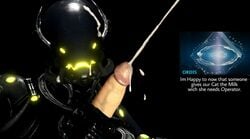 amonsrule big_penis captura catsuit cum cumming ejaculation huge_cock photoshop tenno valkyr valkyr_(warframe) warframe warframetenno