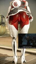 1girls 3d alien alien_girl ass ass_focus bent_over big_ass captura english_text pussy rear_view saryn_(warframe) saryn_prime_(warframe) solo solo_female stalker tenno text upskirt warframe warframetenno