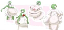 ass_expansion belly belly_expansion big_ass big_belly big_breasts breast_expansion breasts chubby drpolice female gardevoir overweight pokemon pokemon_(species) thick_thighs vore weight_gain