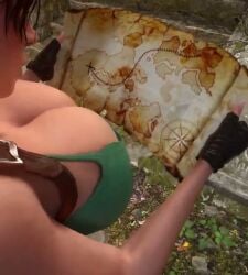 3d 3d_animation big_breasts breasts busty cleavage female female_focus female_only lara_croft lara_croft_(classic) large_breasts map tagme tomb_raider tomb_raider_(classic) vaako video