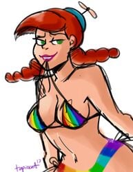 1girls aunt_grandma big_breasts cameltoe cartoon_network cleavage curvy erect_nipples female green_eyes huge_areolae huge_ass puffy_nipples redhead sketch tapioca thick_lips uncle_grandpa voluptuous wide_hips