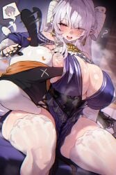 1boy 1girls areola areola_slip ass big_areola big_ass big_breasts big_nipples big_thighs blush boobs breasts embarrassed embarrassed_female eous_(zenless_zone_zero) female gigantic_ass gigantic_breasts gigantic_thighs grabbing grabbing_breasts groping groping_breasts huge_ass huge_breasts huge_thighs hyuk_(yeayeo) light-skinned_female light_skin long_hair male nipples sweat sweatdrop sweating tena_tiki_didy tena_tiki_didy_for tena_tiki_didy_to thick_thighs thighs velina_(zenless_zone_zero) velina_airgid white_hair wise_(zenless_zone_zero) zenless_zone_zero