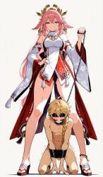 aether (genshin impact) from genshin impact by elkazama yumi