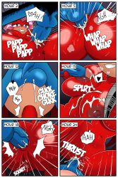 2:3 absurd_res anal anal_penetration anthro anus archie_comics balls barbell_piercing big_balls big_breasts big_penis blush bodily_fluids breasts comic cum cum_in_ass cum_in_mouth cum_in_vagina cum_inside cum_on_breasts cybernetics cyborg deep_throat duo echidna ejaculation eulipotyphlan european_hedgehog fellatio female genital_fluids genitals hedgehog hi_res huge_breasts lien-da looking_pleasured machine male male/female mammal moan mobian_monster monotreme narrowed_eyes neck_bulge nipple_piercing nipples oral oral_penetration penetration penile penis piercing sega sex smile sonic_the_hedgehog sonic_the_hedgehog_(archie) sonic_the_hedgehog_(comics) sonic_the_hedgehog_(series) speech_bubble sweat sweatdrop time_skip vaginal vaginal_fluids vaginal_penetration vaginal_squirting vulva