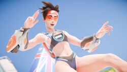 1girls 2026 3d 3d_(artwork) alternate_version_available areola areolae armwear athletic athletic_female barefoot blender blizzard_entertainment breasts british british_female brown_hair brunette chronal_accelerator detailed_background female female_focus female_only glasses lena_oxton lewdrex light-skinned_female light_skin looking_at_viewer medium_breasts nipples overwatch panties petite petite_body petite_female pose posing presenting presenting_breasts showing_off sideboob slim_waist smile smiling tracer track_and_field_tracer visor watermark
