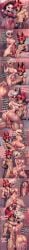 1boy 1girls abs ai_generated alastor_(hazbin_hotel) balls bare_arms bare_breasts bare_legs bare_shoulders bare_thighs big_balls big_breasts big_penis blush chained chains cocky69 color comic_strip cum cum_in_pussy cum_inside cumming cumming_while_penetrating demon demon_boy demon_girl demon_horns english_text female hazbin_hotel hi_res huge_cock large_breasts looking_at_another male male/female massive_penis muscles muscular muscular_male nipples nude nude_female nude_male pussy rosie_(hazbin_hotel) smug smug_face text thick_thighs