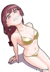 1girls 2d 2d_(artwork) 2d_artwork adult adult_female almost_naked almost_nude arm_support bare_arms bare_belly bare_chest bare_hands bare_hips bare_knees bare_legs bare_midriff bare_navel bare_shoulders bare_skin bare_thighs belly belly_button bikini bikini_bottom bikini_only bikini_top black_fingernails black_nail_polish black_nails bocchi_the_rock! braid braided_hair braided_ponytail braids breasts cleavage collarbone curvaceous curvaceous_body curvaceous_female curvaceous_figure curvaceous_hips curvy curvy_body curvy_female curvy_figure curvy_hips digital digital_art digital_drawing digital_drawing_(artwork) digital_media digital_media_(artwork) drawing earrings exposed exposed_arms exposed_belly exposed_chest exposed_hips exposed_legs exposed_midriff exposed_navel exposed_shoulders exposed_skin exposed_thighs eyebrows_visible_through_hair female female_focus female_only fingernails fingers from_above from_front front_view gold_bikini gold_bikini_bottom gold_bikini_top gold_swimsuit gold_swimwear grin grinning grinning_at_viewer groin halterneck head_tilt high-angle_shot high_resolution highres hiroi_kikuri inframammary_fold japanese japanese_female japanese_girl lean_figure legs_closed legs_together long_hair looking_at_viewer looking_up looking_up_at_viewer lysine_slmr mature mature_female midriff mostly_nude nail_polish nails naked naked_female naked_woman narrow_waist navel nearly_nude nude nude_female nudity parted_lips petite petite_body petite_breasts petite_female petite_girl petite_tits ponytail posing posing_for_the_viewer posing_naked posing_nude practically_nude purple-eyed_female purple-haired_female purple_eyes purple_hair sharp_teeth shoulders simple_background single_braid sitting slender_body slender_waist slim_female slim_waist small_boobs small_breasts small_tits smile smiley_face smiling smiling_at_viewer solo string_bikini swimsuit swimwear thighs thighs_together three-quarter_view tilted_head tiny_breasts top_view viewed_from_above white_background wide_hips
