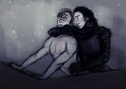 armitage_hux behind doggy_style general_hux holding kylo_ren star_wars the_force_awakens yaoi