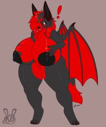 absurd_res anthro areola big_areola big_breasts big_nipples breasts canid canine canis dragon dragon_wings exclamation_point eyelashes female fur genitals hair hair_over_eye hi_res huge_breasts hybrid hyper hyper_breasts janedrolf kirrabunnyart lower_lip mammal mythological_creature mythological_scalie mythology nipples nude scalie simple_background smile solo thick_thighs vulva wide_eyed wide_hips wolf
