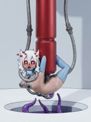 ai_assisted ai_generated all_four_up_restrained anal anal_insertion anal_penetration cement demon demon_girl demon_horns demon_tail elfinmask female gag gagged heart-shaped_pupils helltaker helpless imminent_oral imminent_penetration imminent_rape imminent_sex latex modeus_(helltaker) open_mouth_gag orgasm_factory pale_skin penetration red_eyes restrained sex_machine stationary_restraints stuck stuck_in_object tentacle tentacle_pit unfinished_thesis white_hair
