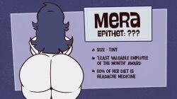 1girls ass big_ass character_name completely_nude completely_nude_female epithet_erased female female_only mera_salamin naked naked_female nude nude_female rt34s solo solo_female