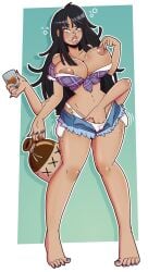 alcohol barefoot bimbofication drunk female female_only masturbation multiple_arms nico_robin one_piece wrenzephyr2