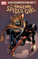 1boy1girl bridal_carry brunette carried_in_arms carrying comic comic_cover defeated defeated_heroine hobgoblin marvel marvel_comics mayday_parker not_porn peril ryona skin_tight sleeping spandex spider-girl spider-man_(series) spider_girl tagme unconscious unmasked