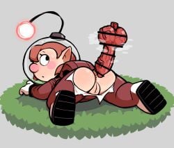 gummuru k knot knotted_penis lisa_(pikmin_4) male nintendo penis pikmin pikmin_4 tagme zoophilia pussy bodily_fluids precum veiny_penis huge_cock big_ass innie_pussy cleft_of_venus grass outdoors anus_peek red_hair ripped_clothing censored censor_bar censored_penis uncensored_vagina uncensored_pussy hi_res highres high_resolution