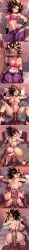 1boy 1girls abs ai_generated balls bare_arms bare_breasts bare_legs bare_shoulders bare_thighs big_balls big_breasts big_penis blush caulifla cocky69 color comic_strip cum cum_in_pussy cum_inside cumming cumming_while_penetrating dark-skinned_male dark_skin dragon_ball dragon_ball_super english_text female hi_res huge_cock interracial large_breasts looking_at_another male male/female massive_penis muscles muscular muscular_male nipples nude nude_female nude_male penetration penile_penetration pussy saiyan saiyan_female sex smug smug_face text thick_thighs