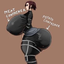 sasha braus from attack on titan by idkbigtitlover