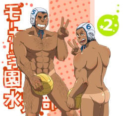 2015 gay male male_only maru_tendon_(eikichi) mknskhnbs original tagme tan_skin tanline yaoi