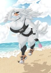 dullvivid breasts big_breasts huge_breasts cleavage thick_thighs wide_hips female furry tag me tagme