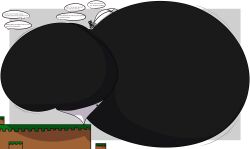 puffster3 inflation female big_ass huge_ass bubble_butt hyper_ass belly thick_thighs wide_hips tagme breasts big_breasts huge_breasts hyper_breasts