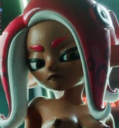 3d 3d_(artwork) 3d_model 3d_render agent_8_(dubious_butter) agent_8_(octo_expansion) agent_8_(side_order) agent_8_(splatoon) akkonsfw beauty big_breasts big_ears blurred_background blurry blurry_background boobs breasts breasts_out brown_eyes cleavage cute cute_face detailed_background exposed_breasts exposed_nipples eyebrows eyelashes freckles freckles_on_breasts freckles_on_face freckles_on_shoulders hi_res high_quality highres incomplete long_hair looking_down medium_hair nintendo nipples octoling pink_hair red-haired_female red_hair sexy sexy_body shoulders sleek_features smooth_skin splatoon splatoon_(series) splatoon_2 splatoon_2:_octo_expansion splatoon_3 splatoon_3:_side_order subway sweat sweating sweaty sweaty_body sweaty_breasts tan-skinned_female tan_body tan_skin tentacle tentacle_hair wo262_(3d_model_style)