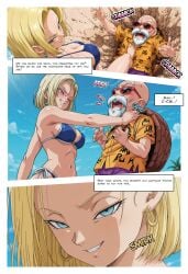 absurd_resolution absurdres action_lines adult ai ai-created ai_art ai_generated android_18 anime_coloring anime_screenshot black_and_white comic_page consensual detailed_background doujinshi_page dragon_ball_z dramatic_shading dynamic_angle dynamic_pose exhibitionism exibitionism exited explicit expressive_faces glossy glossy_body glossy_skin gorgeous hentai hi_res high_contrast high_quality high_resolution in_heat inked_lineart japanese_manga_style manga_page master_roshi multiple_panels nsfw panel_layout patreon perfect_anatomy pervert_female plump presenting rating_explicit screentone sexy sexy_body sexy_female sexy_pose soft_shading sound_effects source_anime speech_bubble teasing teasing_viewer thought_bubble voluptuous voluptuous_body voluptuous_female
