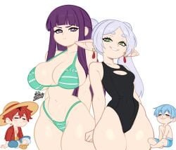 ass big_ass big_boobs big_breasts big_butt big_hips big_thighs big_tits bikini blue_hair boobs breasts butt cosplay crossover female fern_(sousou_no_frieren) frieren frieren_beyond_journey's_end green_eyes himmel_(sousou_no_frieren) hips huge_ass huge_boobs huge_breasts huge_butt huge_hips huge_thighs huge_tits long_hair male massive_ass massive_boobs massive_breasts massive_butt massive_hips massive_thighs massive_tits medium_ass medium_boobs medium_breasts medium_butt medium_tits monkey_d_luffy_(cosplay) nami_(one_piece)_(cosplay) one_piece purple_eyes purple_hair red_hair redhead redhead_male short_hair small_ass small_boobs small_breasts small_butt small_tits srbready stark_(sousou_no_frieren) swimsuit thick_thighs thighhighs thighs tits wide_hips wide_thighs