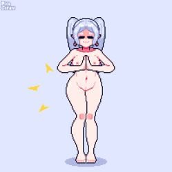 1girls animated areolae barefoot breasts closed_eyes completely_nude completely_nude_female dancing female female_only frieren frieren_beyond_journey's_end full_body hips naked naked_female nipples nude nude_female pixel_animation pixel_art pixelsira pussy shaking shaking_hips smile solo solo_female sousou_no_frieren tagme video