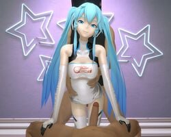 1girls 2boys 3d 5:4 animated arm_support blue_eyes blue_hair boombadaboom bouncing_breasts breasts clothed_female_nude_male clothed_sex dark-skinned_male dark_skin emotionless empty_eyes enjoying expressionless female group_sex happy_sex hatsune_miku interracial leotard leotard_aside long_hair looking_at_viewer looking_pleasured male mmf_threesome multiple_boys naughty_face no_sound penis pov racing_miku sex small_breasts smile source_filmmaker tekoki threesome tied_hair twintails video vocaloid watching